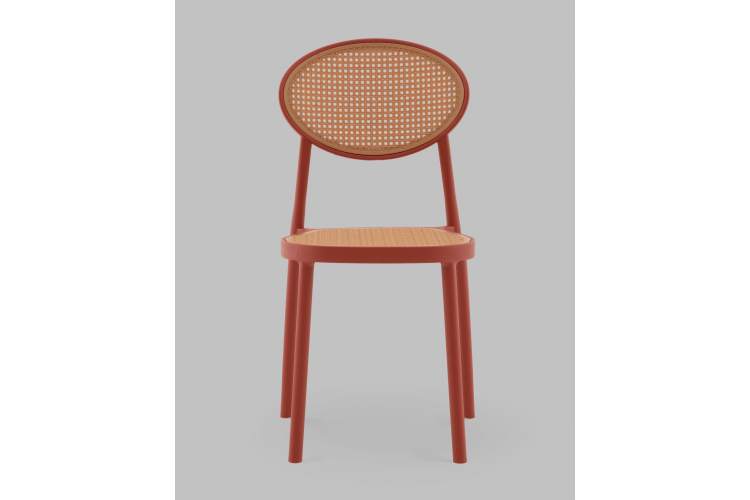 Стул Junie пластиковый красный-2