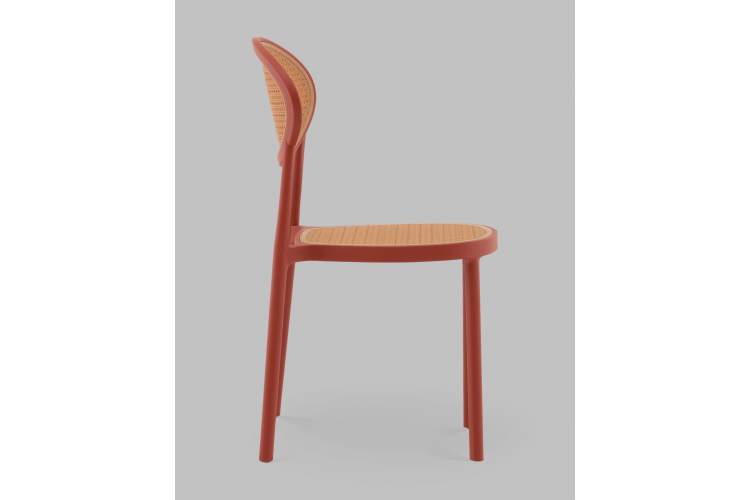 Стул Junie пластиковый красный-3