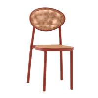 Стул Junie пластиковый красный