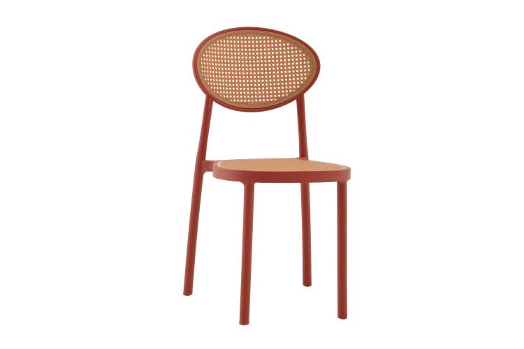 Стул Junie пластиковый красный