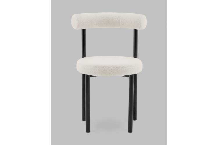 Стул обеденный Флорео букле молочный-2