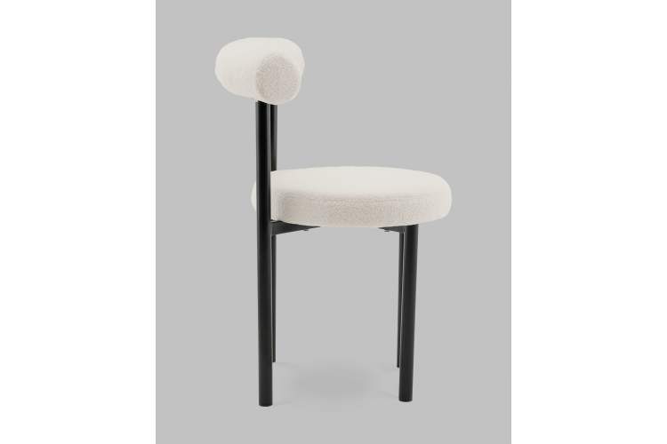 Стул обеденный Флорео букле молочный-3