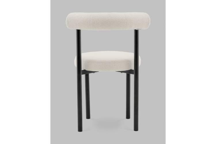 Стул обеденный Флорео букле молочный-4