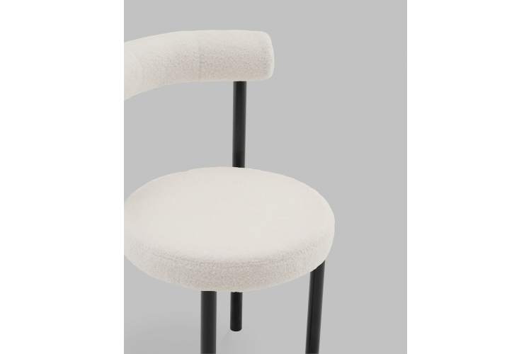 Стул обеденный Флорео букле молочный-7