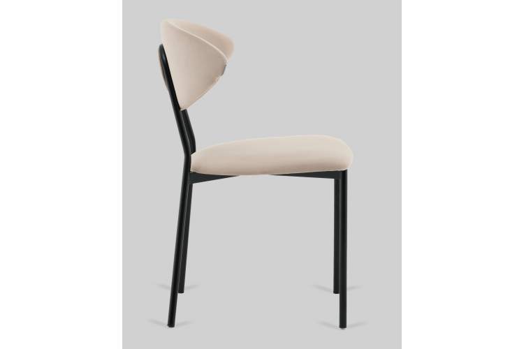 Стул обеденный Квинси велюр кремовый-3