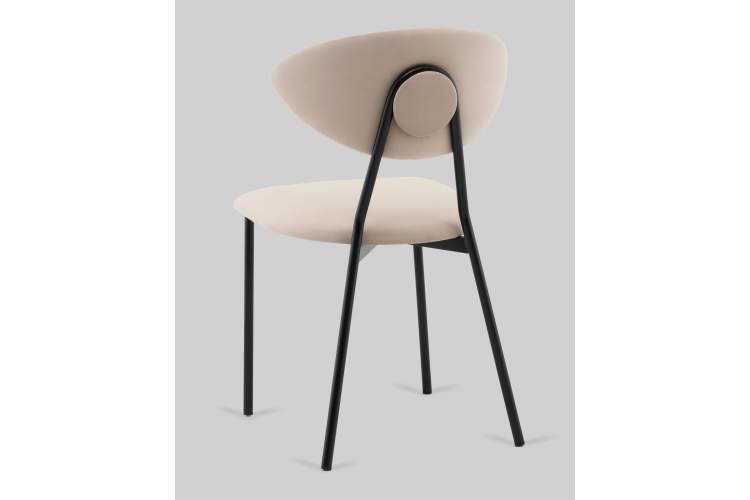 Стул обеденный Квинси велюр кремовый-5