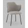 Стул Джиннет велюр светло-серый