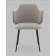 Стул Джиннет велюр светло-серый