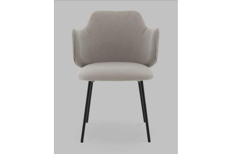 Стул Джиннет велюр светло-серый-2