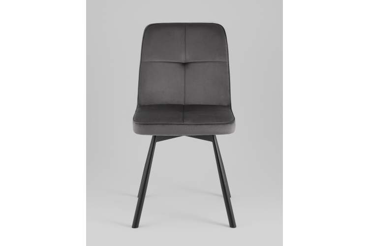 Стул Boun вращающийся велюр темно-серый-2