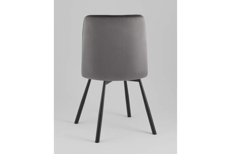 Стул Boun вращающийся велюр темно-серый-4