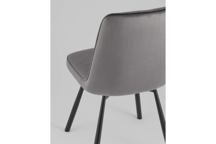 Стул Boun вращающийся велюр темно-серый-6