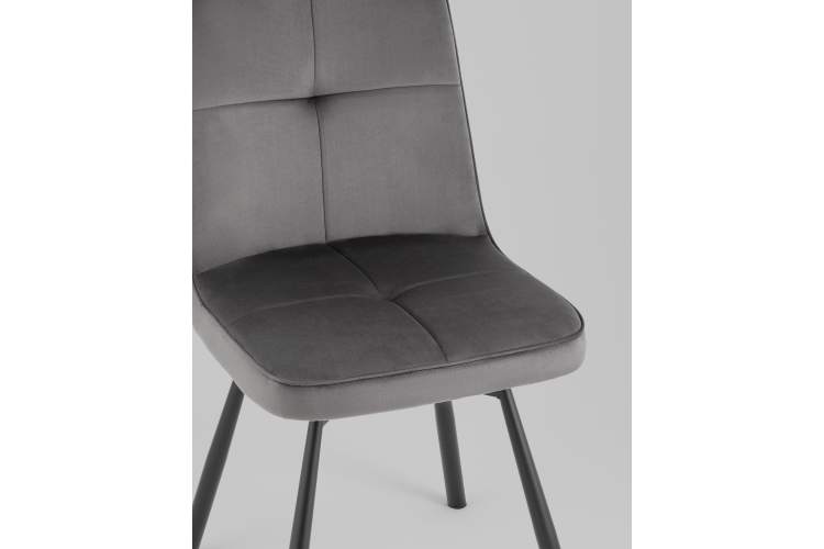 Стул Boun вращающийся велюр темно-серый-7