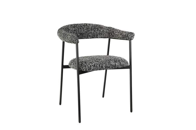 Стул обеденный Toko черно-белый 2 шт.-1