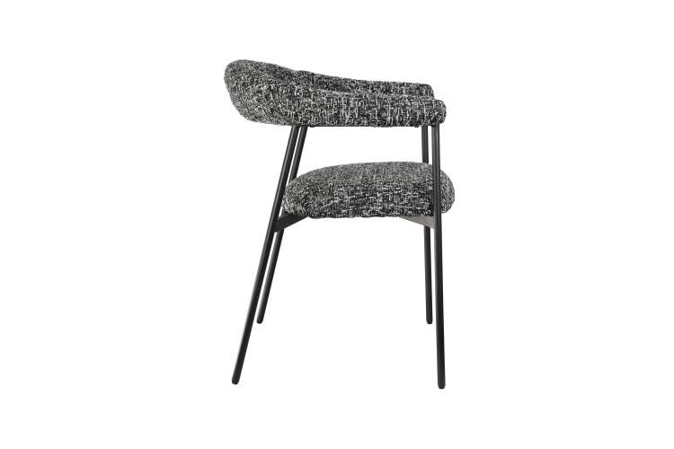 Стул обеденный Toko черно-белый 2 шт.-3