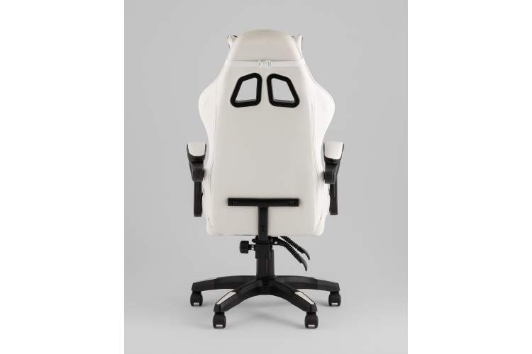 Кресло спортивное TopChairs Phantom бело-черный-5