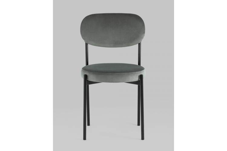 Стул Бриф NEW велюр тёмно-серый 4 шт-2