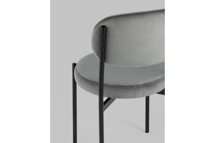 Стул Бриф NEW велюр тёмно-серый 4 шт-6