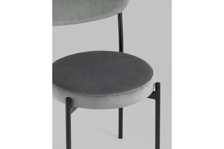 Стул Бриф NEW велюр тёмно-серый 4 шт-7