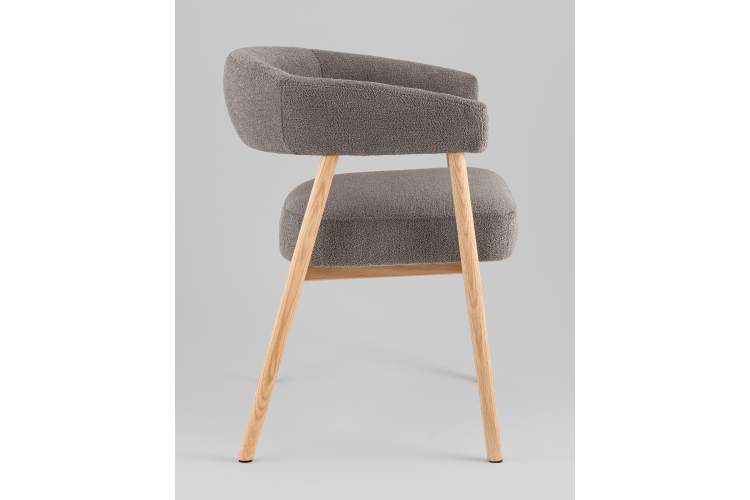 Стул обеденный Zubo с деревянными ножками темно-серый-3