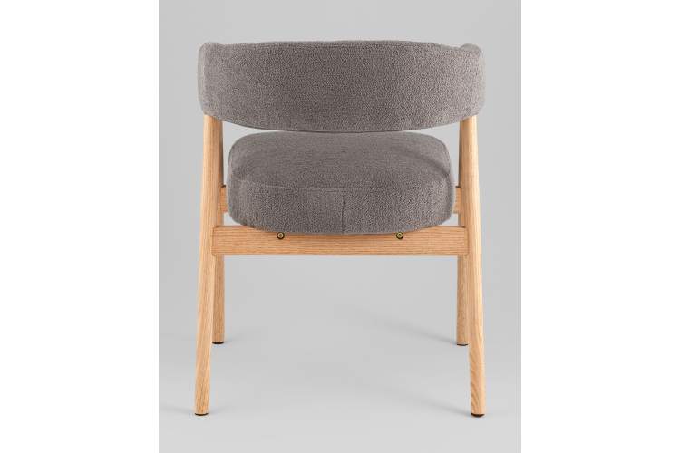 Стул обеденный Zubo с деревянными ножками темно-серый-4