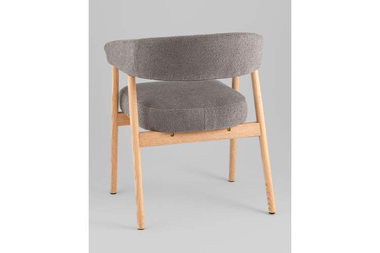 Стул обеденный Zubo с деревянными ножками темно-серый-5