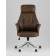 Кресло офисное TopChairs Neoma коричневый экокожа