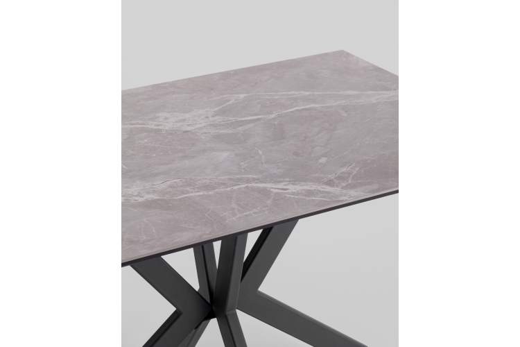 Стол раскладной Marmer 120-180*80*76 керамика антрацит-6