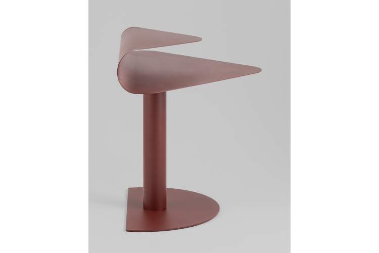 Журнальный столик Cornea металл бордовый STOOL GROUP-3
