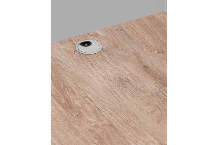 Стол с регулировкой высоты, 1 мотор, память 3 уровня высоты,белый, 140*60 см, светлое дерево-7