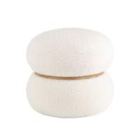 Пуф Полли S тедди белый