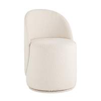 Пуф Loreen вращающийся букле белый