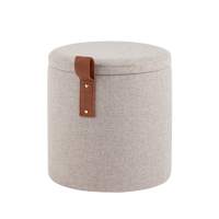 Пуф с ящиком Эркки рогожка XS серый