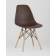 Стул Eames Style DSW коричневый x4 (разборный каркас)