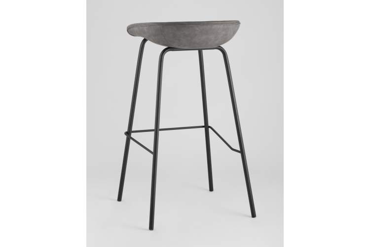 Стул барный Beetle Lite PU серый 2 шт-5