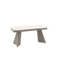 Стол обеденный Eliora 160-240*90 см серая керамика