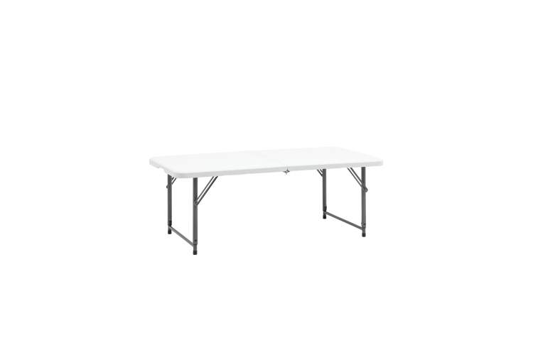 Стол-чемодан складной 122*61*74 см с регулировкой высоты