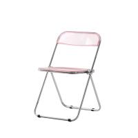 Стул Fold Pink складной розовый