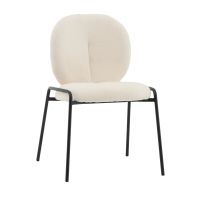 Стул Моллек букле молочный