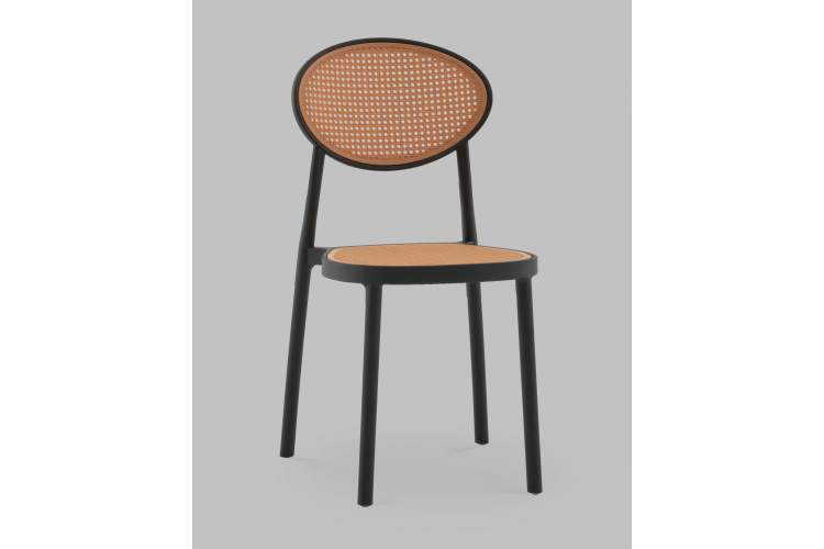 Стул Junie пластиковый чёрный-1