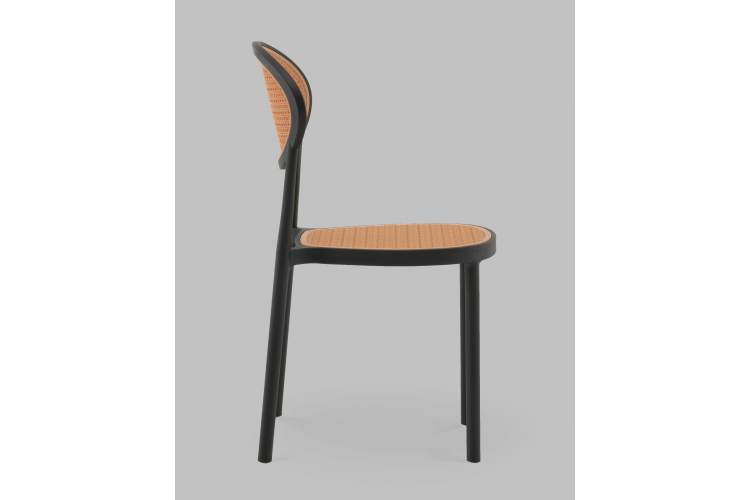 Стул Junie пластиковый чёрный-3