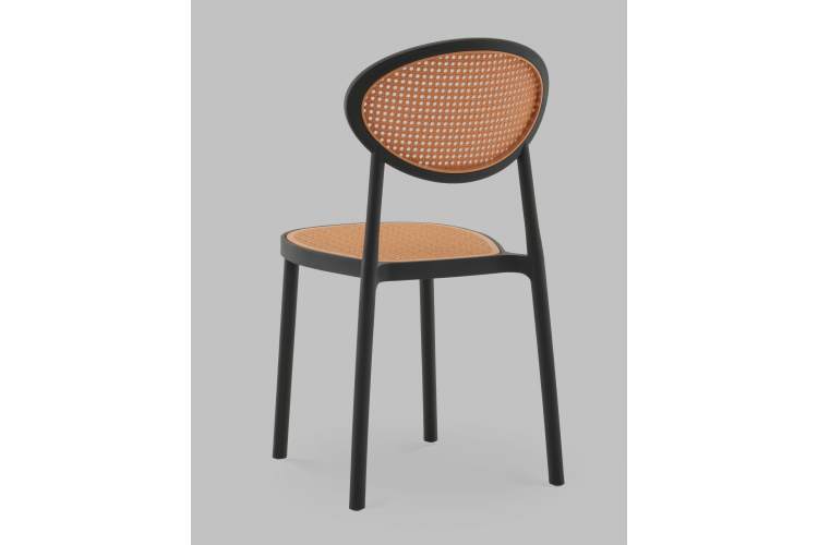 Стул Junie пластиковый чёрный-5