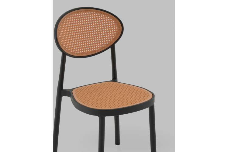 Стул Junie пластиковый чёрный-7