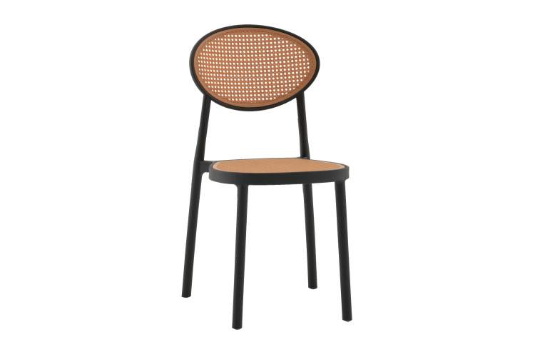 Стул Junie пластиковый чёрный