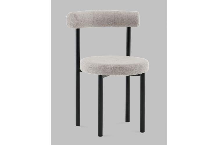 Стул обеденный Флорео букле светло-серый-2