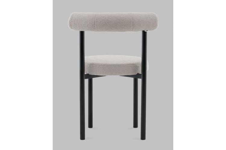 Стул обеденный Флорео букле светло-серый-4