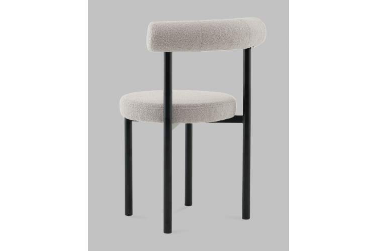 Стул обеденный Флорео букле светло-серый-5