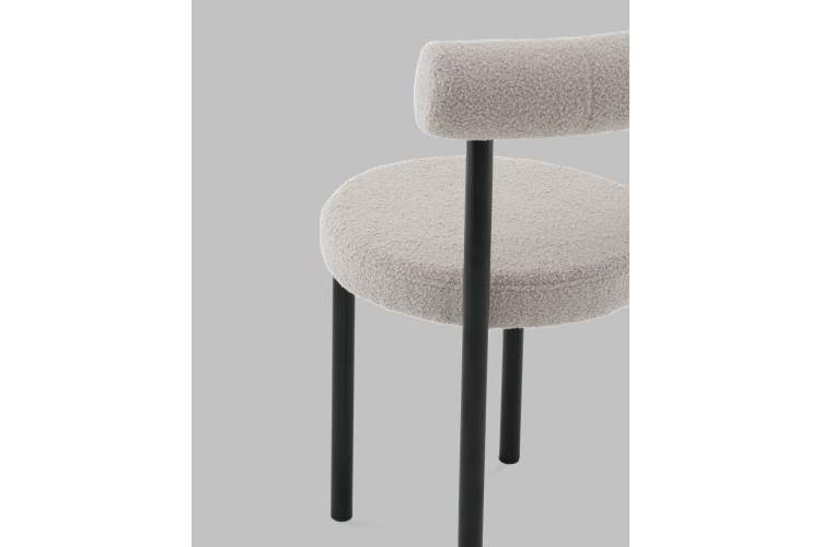 Стул обеденный Флорео букле светло-серый-6