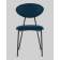 Стул обеденный Квинси велюр синий