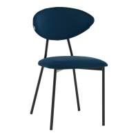 Стул обеденный Квинси велюр синий